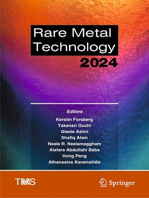 cover image of Rare Metal Technology 2024